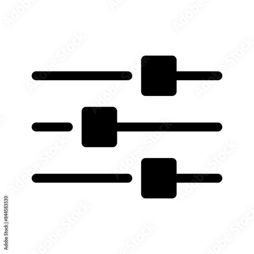 Equaliser Icon Vector Symbol Design Illustration