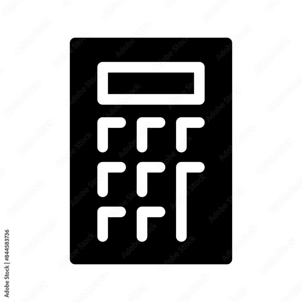 Calculator Icon Vector Symbol Design Illustration Calculator Icon Vector Symbol Design Illustration