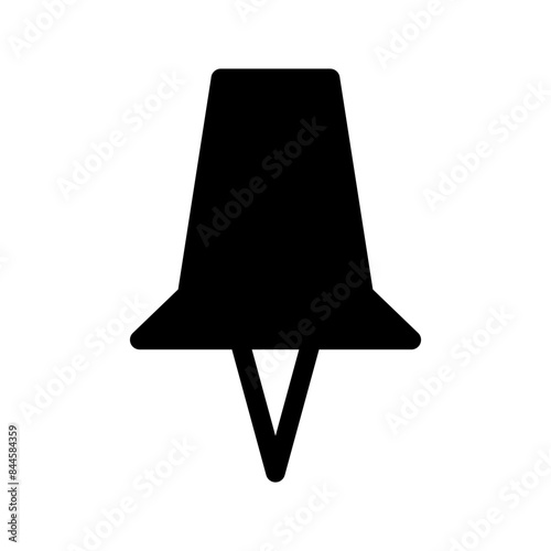 Push Pin Icon Vector Symbol Design Illustration