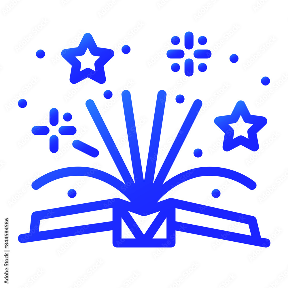 fairy tale book gradient icon fairy tale book gradient icon