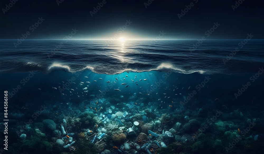 Fototapeta premium Ocean marine debris