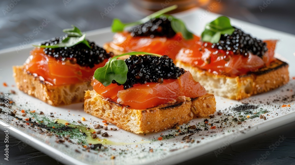 canape with salmon canape with salmon