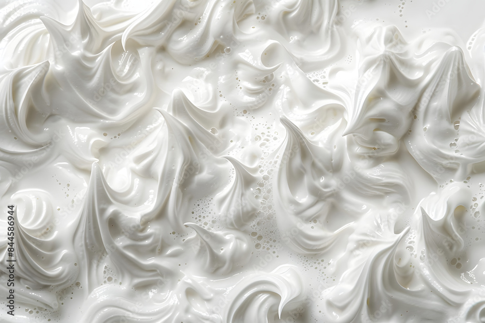Soap lather on a white background Soap lather on a white background