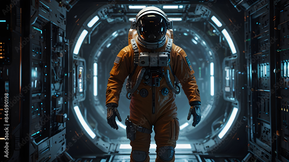 An astronaut on a rocket, surrounded by AI-driven systems and advanced space technology, pioneering exploration beyond Earth's boundaries with unprecedented efficiency and precision An astronaut on a rocket, surrounded by AI-driven systems and advanced space technology, pioneering exploration beyond Earth's boundaries with unprecedented efficiency and precision