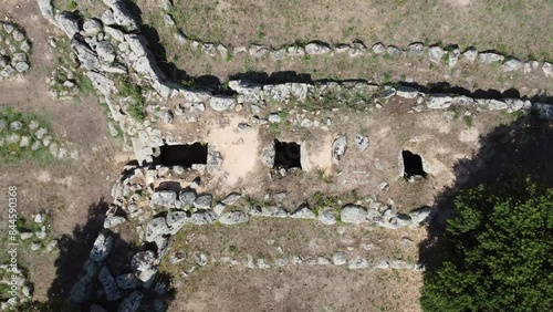 Tomb of the Nuragic Giants san Cosimo in Gonnosfanadiga in central Sardinia photo