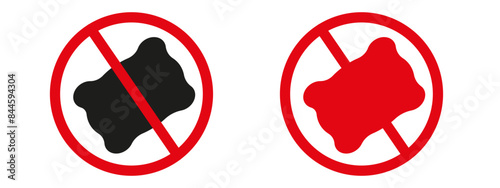 Area-specific restriction notice prohibiting pillows in this designated space