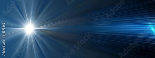 Blue shiny metal toned Minimalist background