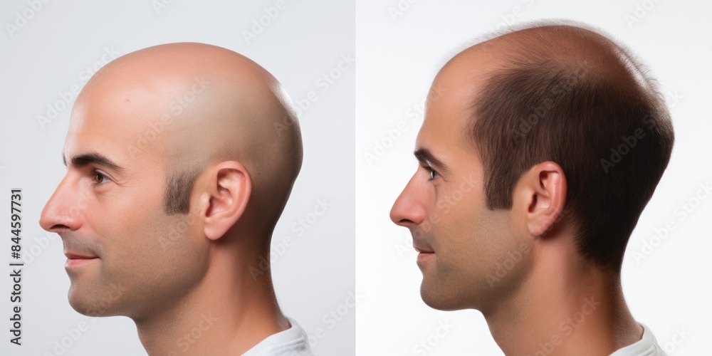 Before and After Hair Regrowth Treatment Comparison Before and After Hair Regrowth Treatment Comparison