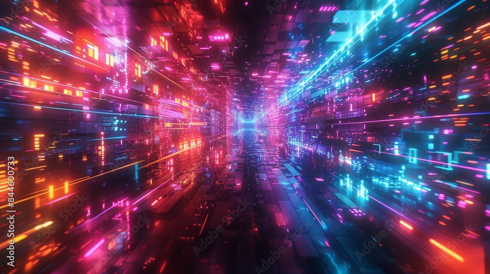 Obraz premium Generate an immersive 3D environment