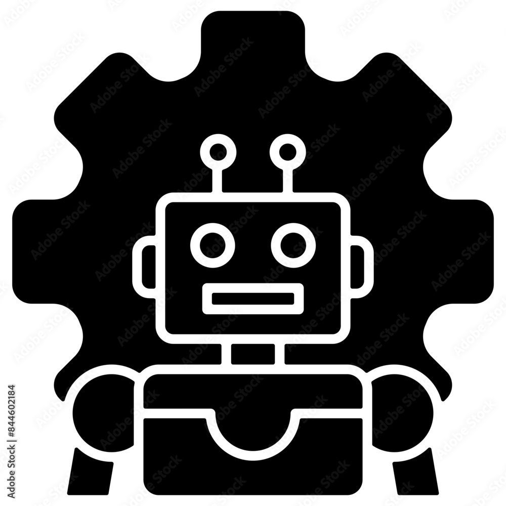Fototapeta premium Robot Icon