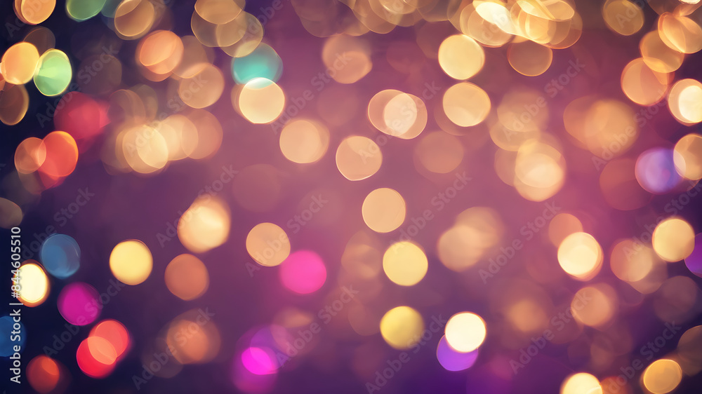 Artifical Intelligence generated bokeh abstract light background. Festive Background With Artifical Intelligence generated bokeh abstract light background. Festive Background With