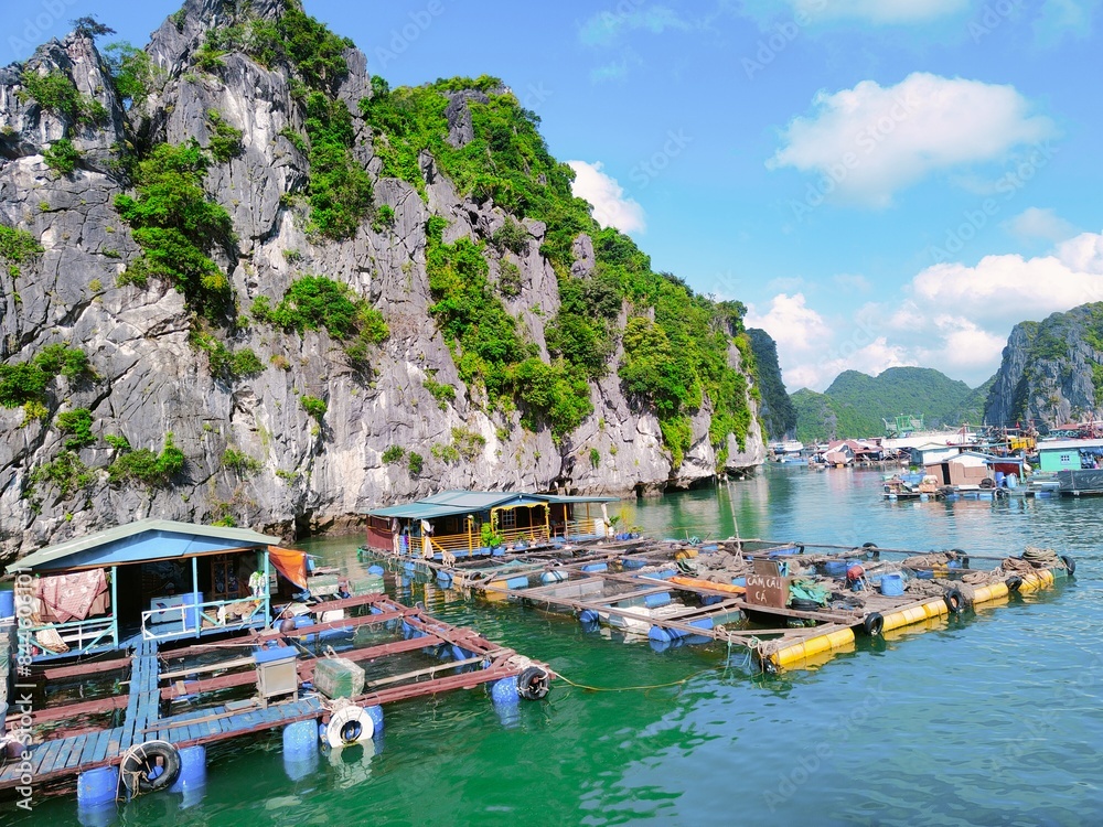 Naklejka premium port of Vientam