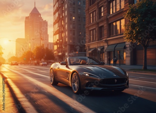 car in the city