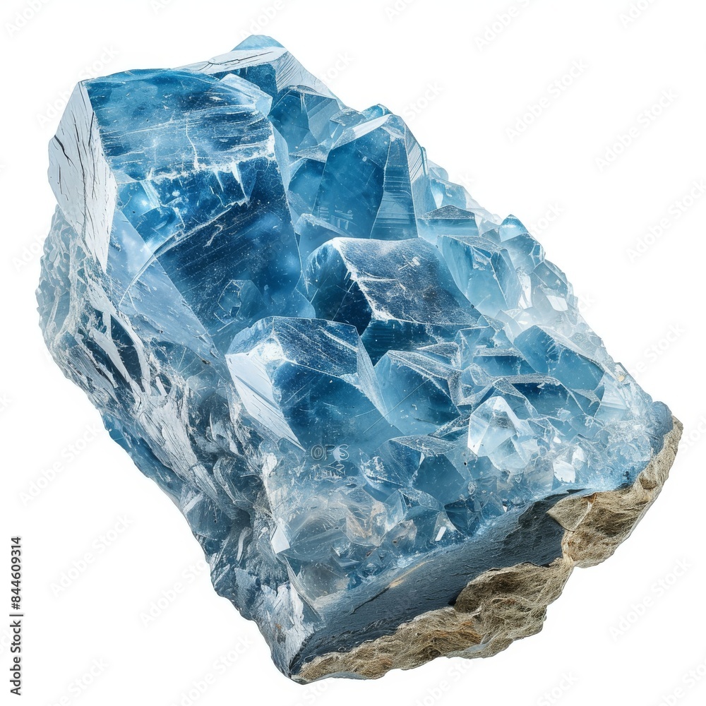 Obraz premium Blue Celestite Crystal Cluster