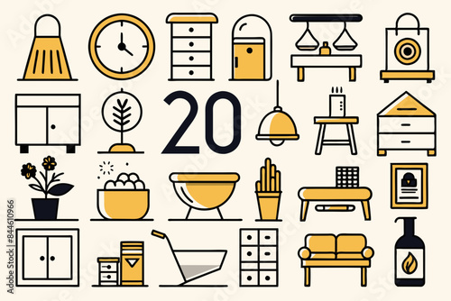 home icons set