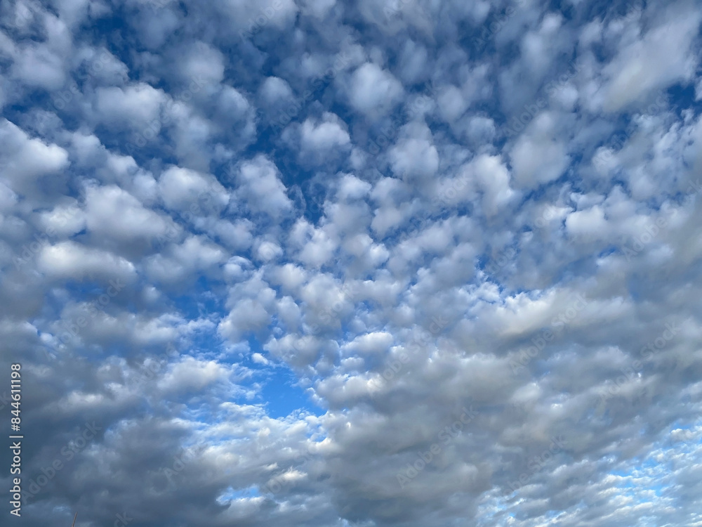 Fototapeta premium Vivid evening sky over Santa Barbara, California