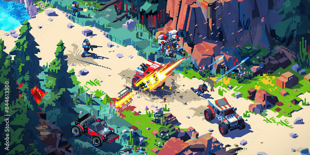 Battle of Pixels: Reviving the Classic Combat Experience - An 