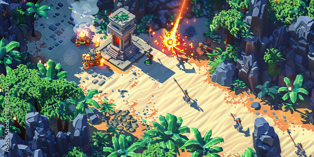 Battle of Pixels: Reviving the Classic Combat Experience - An