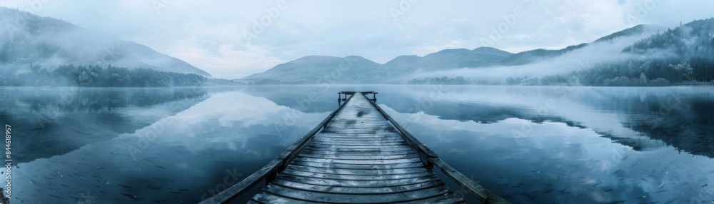 The image is a beautiful landscape of a lake and mountains in the background The image is a beautiful landscape of a lake and mountains in the background