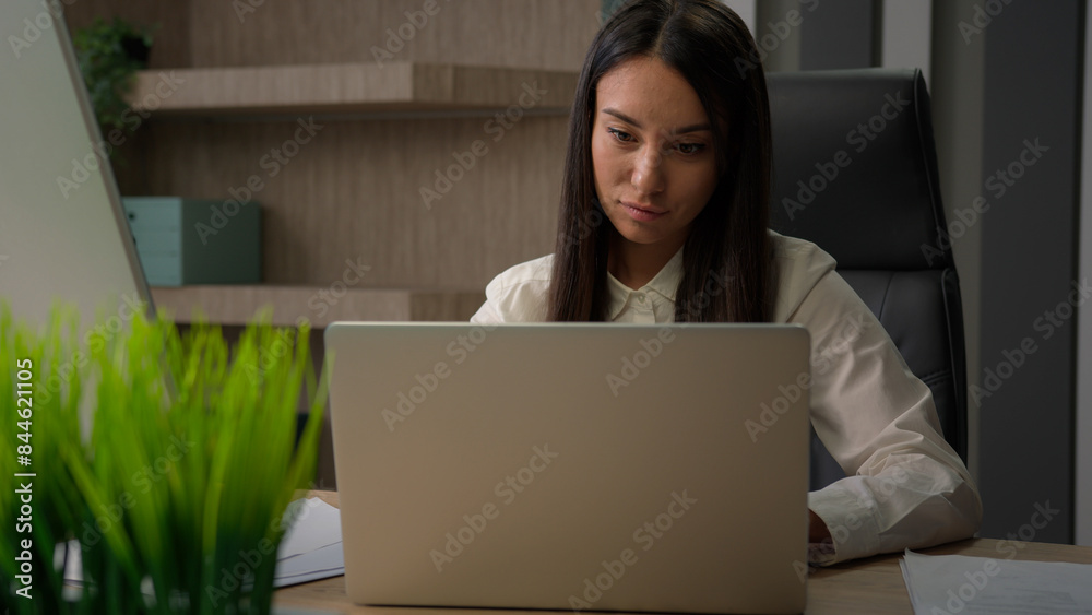 Caucasian analyst financial specialist busy business girl office worker manager entrepreneur female at workplace businesswoman woman writing notes working with computer paperwork documents laptop work Caucasian analyst financial specialist busy business girl office worker manager entrepreneur female at workplace businesswoman woman writing notes working with computer paperwork documents laptop work