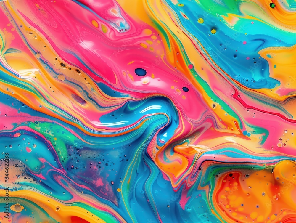 Acid marble glitch painting Acid marble glitch painting