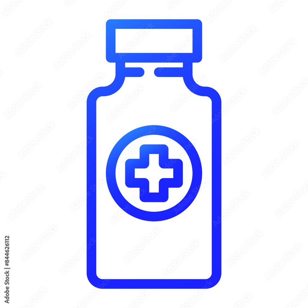 medicine from the hospital gradient icon medicine from the hospital gradient icon