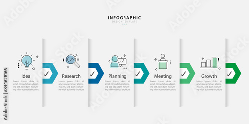 Timeline Creator infographic template. 5 Step timeline journey, calendar Flat simple infographics design template. presentation graph. Business concept with 5 options, gantt vector illustration.