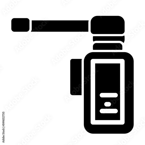 neutralizing spray glyph icon