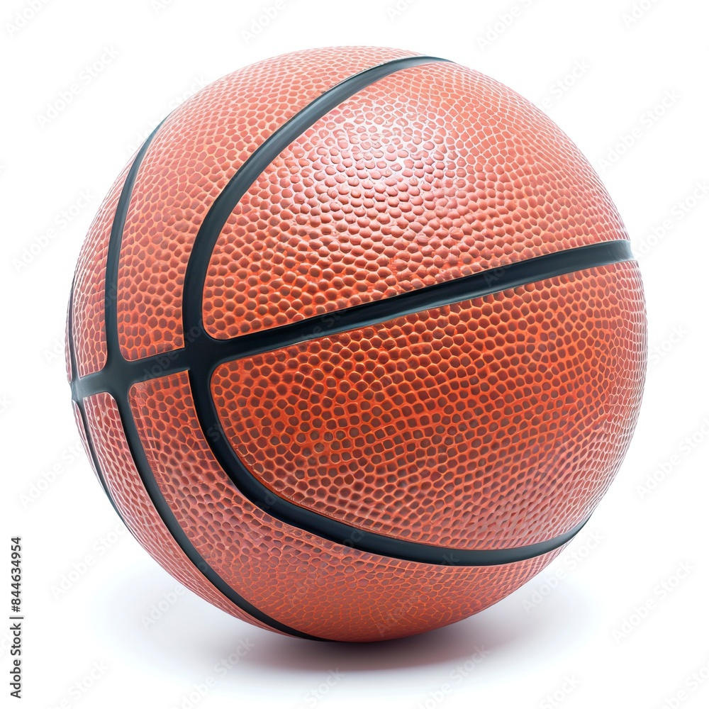 Fototapeta premium Basketball isolated on a white background