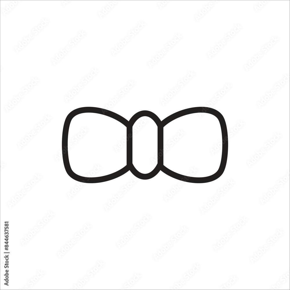 school tie vector icon line template school tie vector icon line template