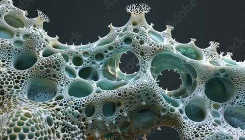 114 Strange alien microscopic organic fibrous material texture