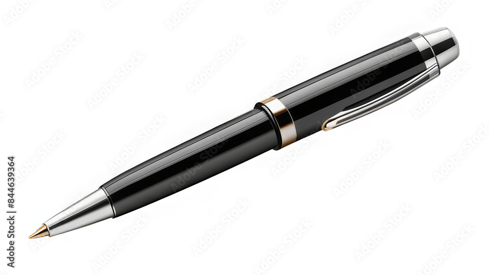 black pen on a transparent background. black pen on a transparent background.