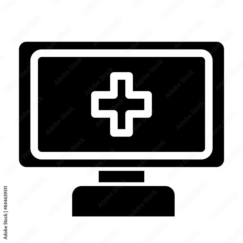 health monitor glyph icon health monitor glyph icon