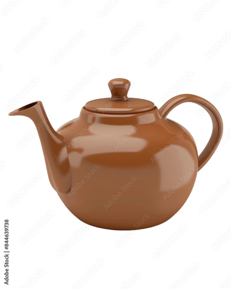 Elegant Brown Ceramic Teapot - Classic Design for Tea Enthusiasts and Home Decor Elegant Brown Ceramic Teapot - Classic Design for Tea Enthusiasts and Home Decor