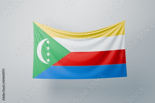 Comoros Flag Waving Proudly. 3D Flag Banner Illustration image. Free Download Comoros Flag Waving Proudly. 3D Flag Banner Illustration image. - GFXLoad