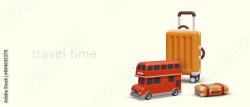 Color concept of time travel. Visiting historical monuments, studying country past