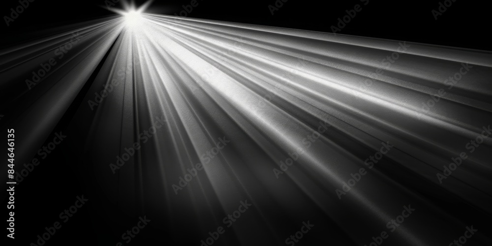 Sunlight lens flare effect, ideal for bright and radiant design visuals.