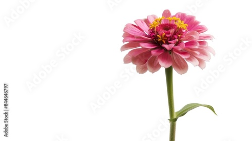 
Isolate a water zinnia plant in a white background