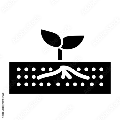 the land is quite fertile glyph icon