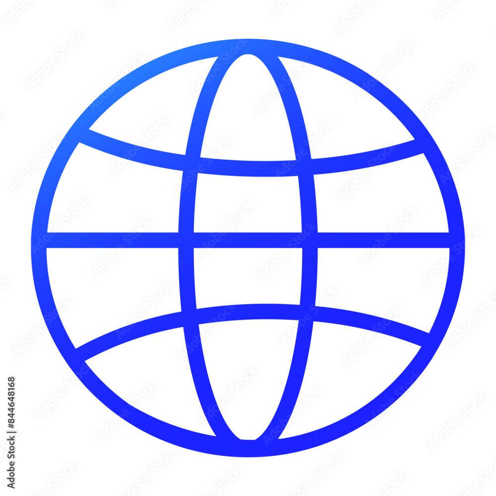 world illustration gradient icon world illustration gradient icon