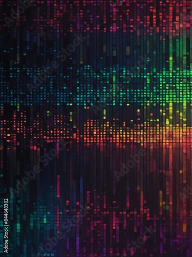 Colorful Pixelated Digital Background