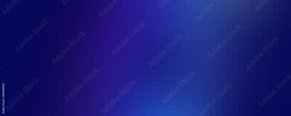 Long banner. gradient background - blue violet shades. pixel mosaic tile. copy space. Long banner. gradient background - blue violet shades. pixel mosaic tile. copy space.