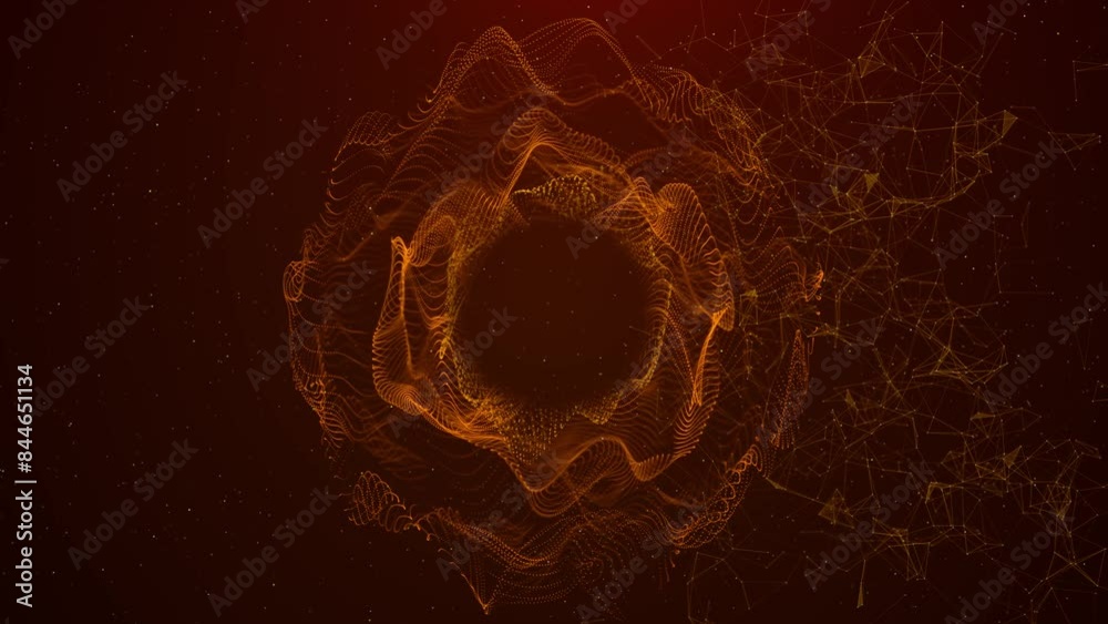 4K Modern background Shiny golden luxury magical stardust particles trails sparkling falling. light ray glowing Oscar award ceremony event motion design party, Award, fashion shining stars dust bokeh