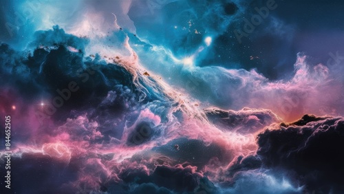 cosmic landscape wallpaper