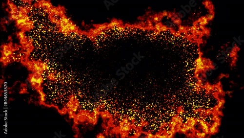 The fire transition effect seamlessly blend scenes with the intense energy of glitter flames. The videos ignite with dramatic and intensity, adding a dynamic touch to your visual video.