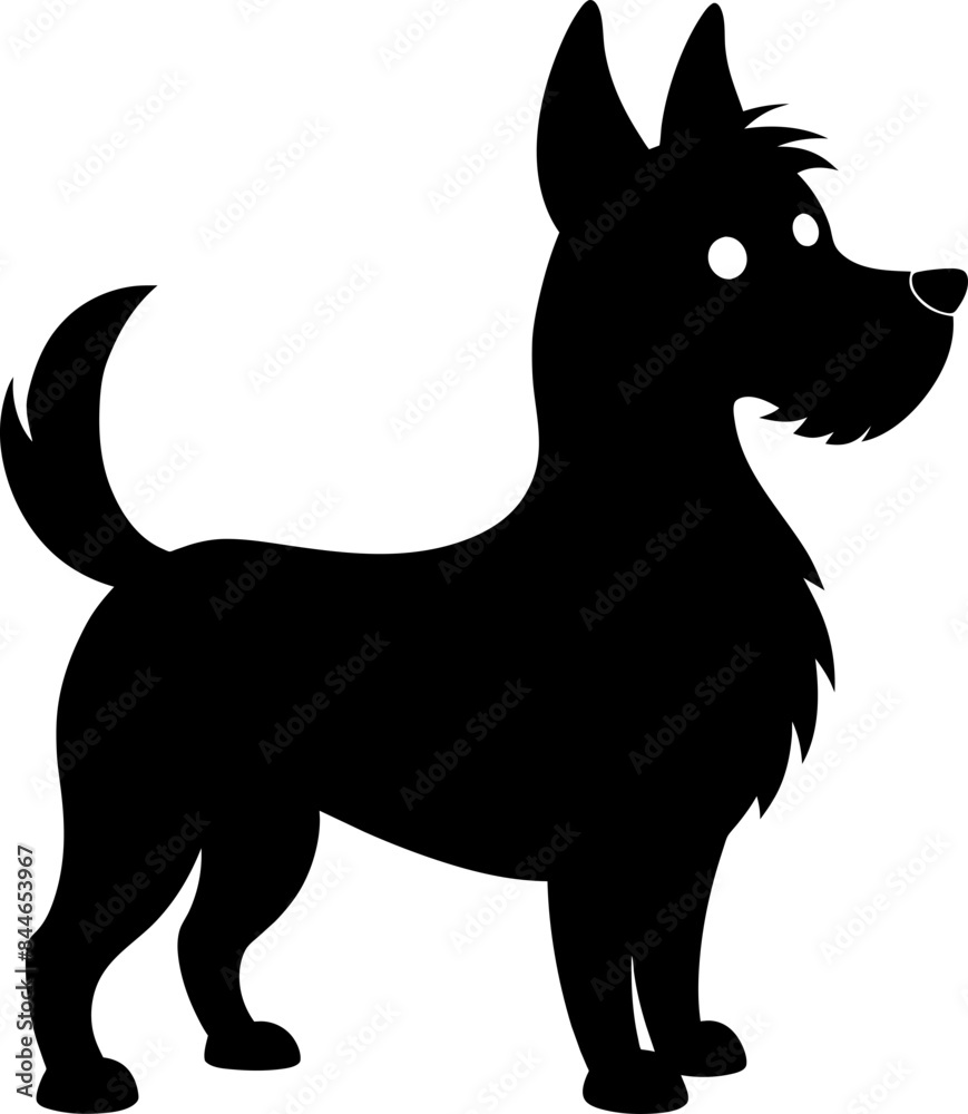 Fototapeta premium Dog Animal Silhouette