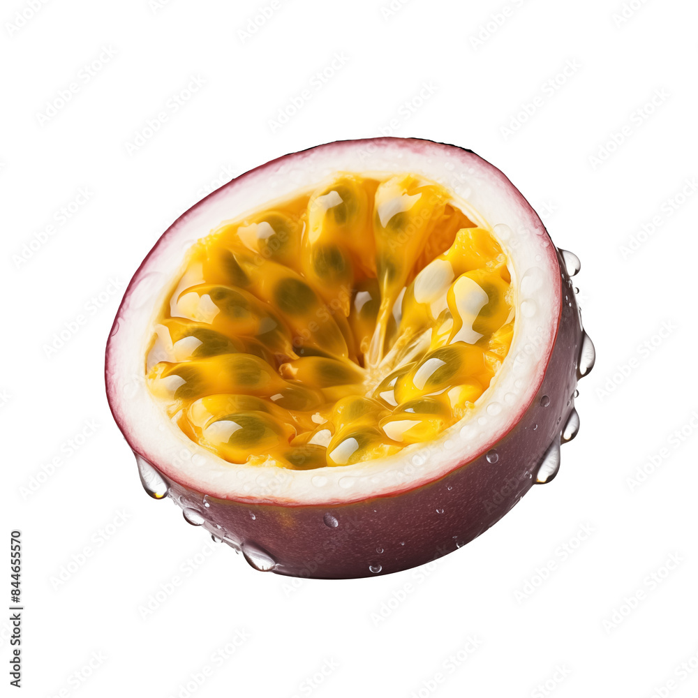 Fresh Passion fruit with water droplet Fresh Passion fruit with water droplet