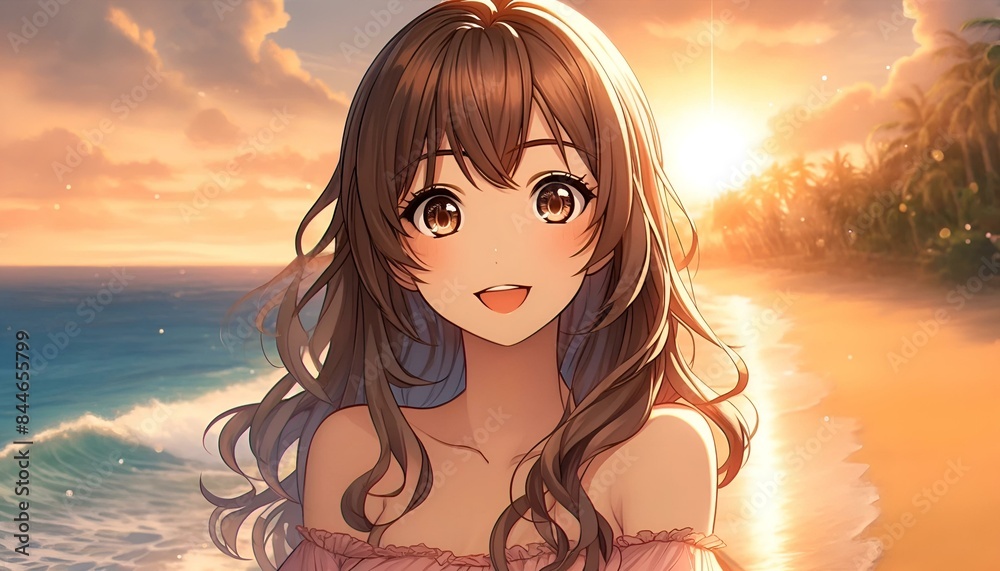 笑顔の美少女 笑顔の美少女