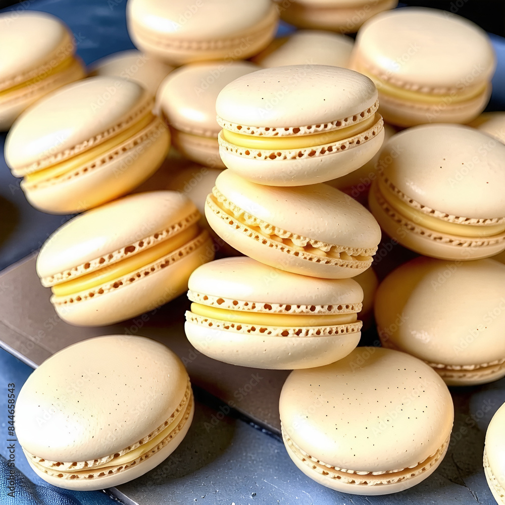 Obraz premium sweet macaron Generative Al