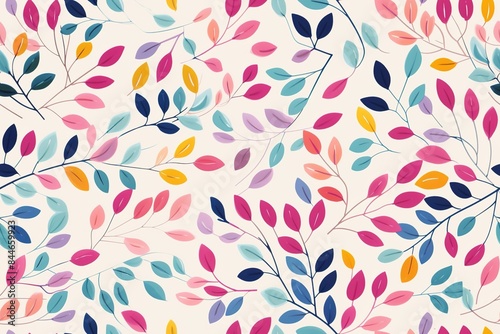 Seamless pattern, abstract art. Watercolor painting, children's wallpaper. Hand drawn plants. Palms, rainforest, leaves, flowers. modern Art. Prints, wallpapers, posters, cards, murals